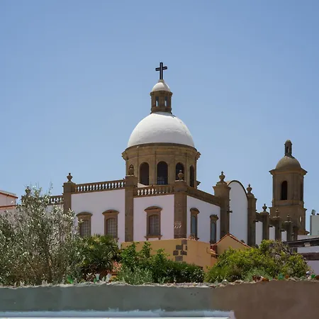 Old Palace In The Historic Center Agüimes